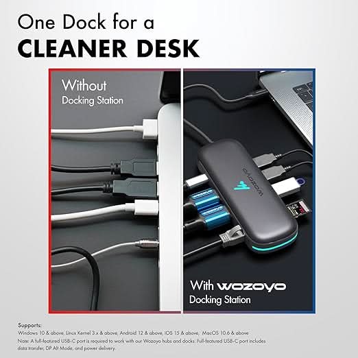 Wozoyo Type C 9 in 1 Docking Station, Series 1