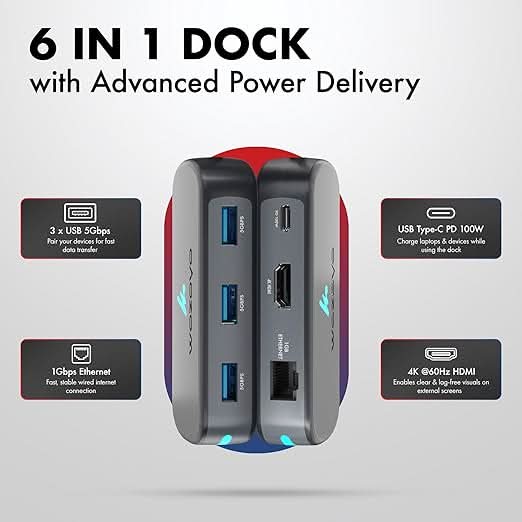 Wozoyo Type C 6 in 1 Docking Station , Series 1