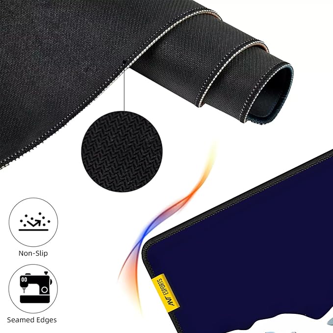 ANT ESPORTS SNOW DRAGON GAMING MOUSEPAD - BLUE