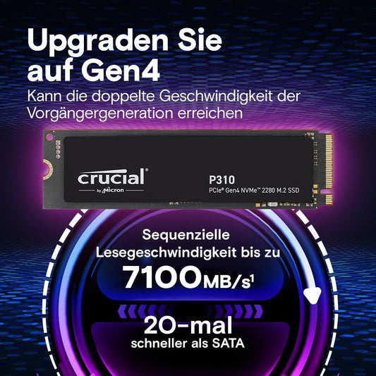 CRUCIAL P310 1TB PCIE GEN4 NVME M.2 SSD CT1000P310SSD8