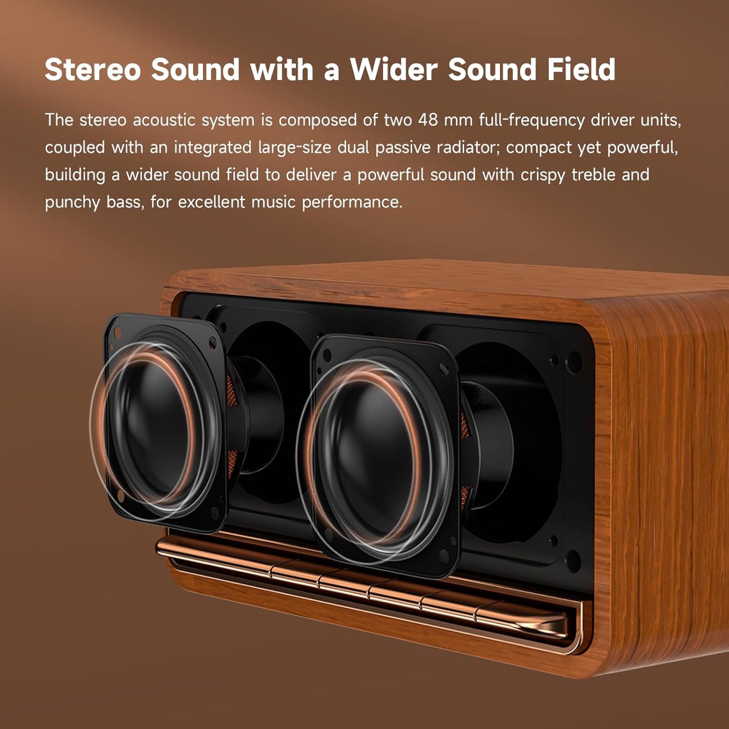 EDIFIER MP230 BLUETOOTH PORTABLE SPEAKERS WITH CLASSIC DESIGN AND FULL RANGE DRIVER-BLUETOOTH 5.0