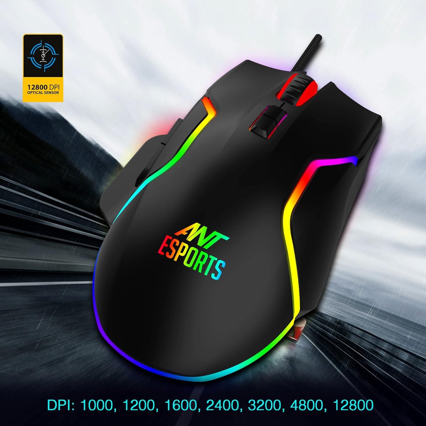 ANT ESPORTS GM320 RGB OPTICAL WIRED GAMING MOUSE