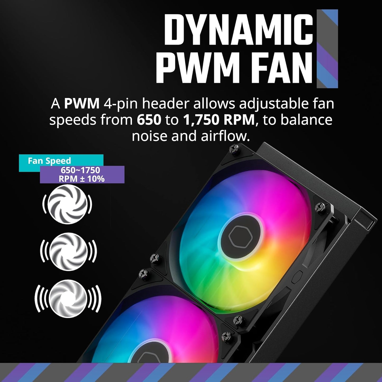 COOLER MASTER ML360L CORE 360MM ARGB AIO LIQUID COOLER BLACK