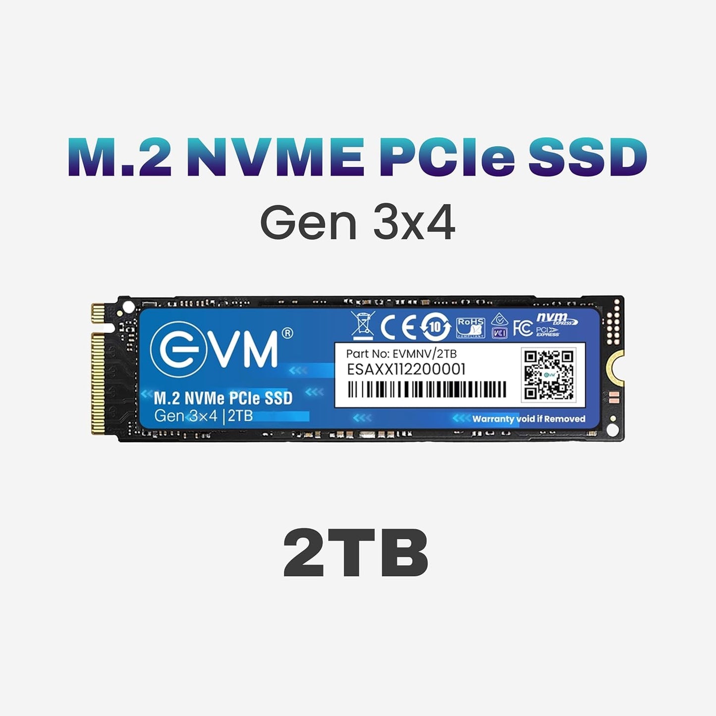 EVM 2TB GEN 3 NVME (2280) INTERNAL SSD -(EVMNV/2TB)