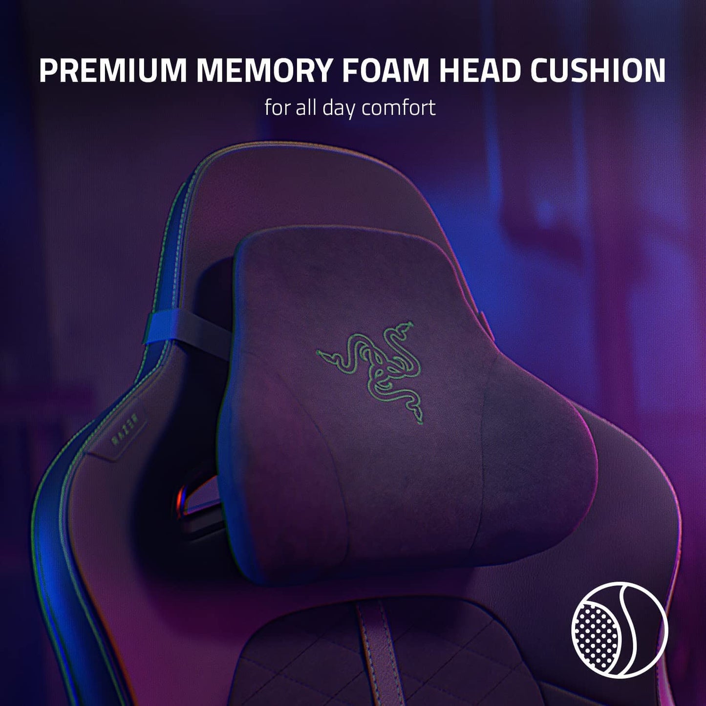 RAZER ENKI GAMING CHAIR FOR ALL-DAY GAMING COMFORT - NASA + AP PACKAGING