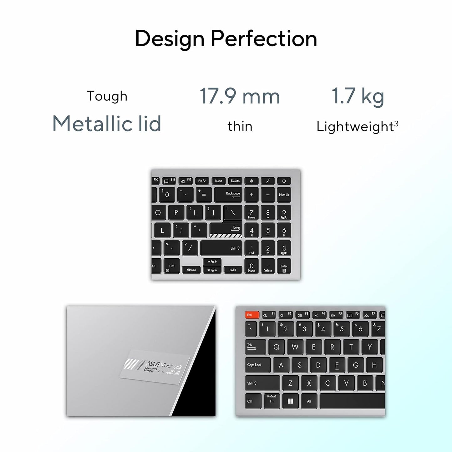 ASUS VIVOBOOK S 15 OLED INTEL CORE I9-13900H EVO / 16GB LPDDR5 / 1TB GB PCIE 4.0 SSD / 15.6-INCH / 2.8K (2880 X 1620) OLED 16:9 /COOL SILVER / FINGERPRINT / BACKLIT KB / WIN 11 HOME / MS OFFICE LAPTOP S5504VA-MA953WS