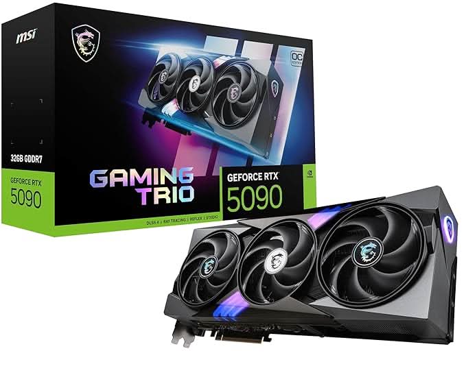 MSI GeForce RTX 5090 32G Gaming Trio Graphic Card