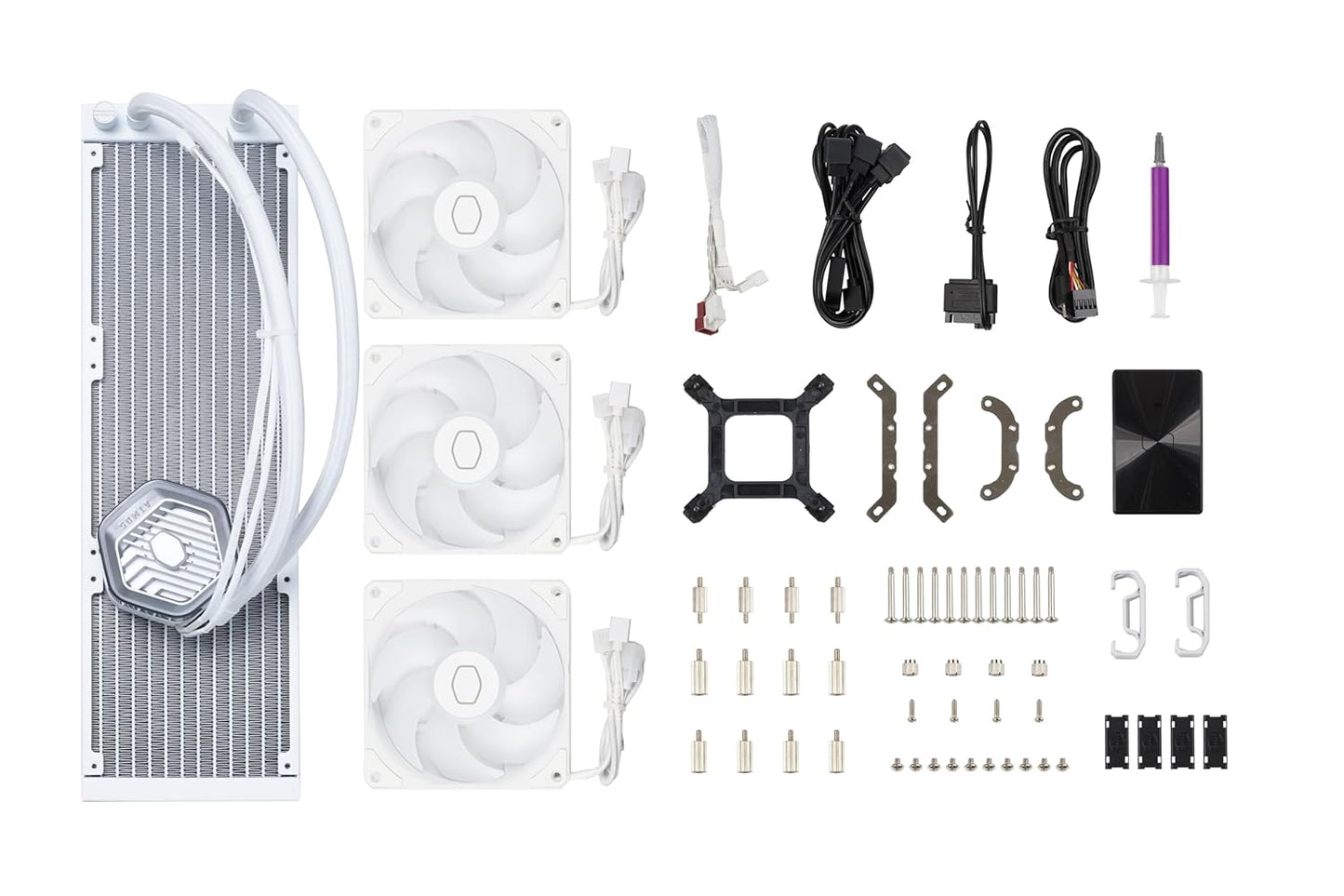 COOLER MASTER MASTERLIQUID 360 ATMOS 360MM CPU LIQUID COOLER WHITE (MLX-D36M-A25PZ-RW)