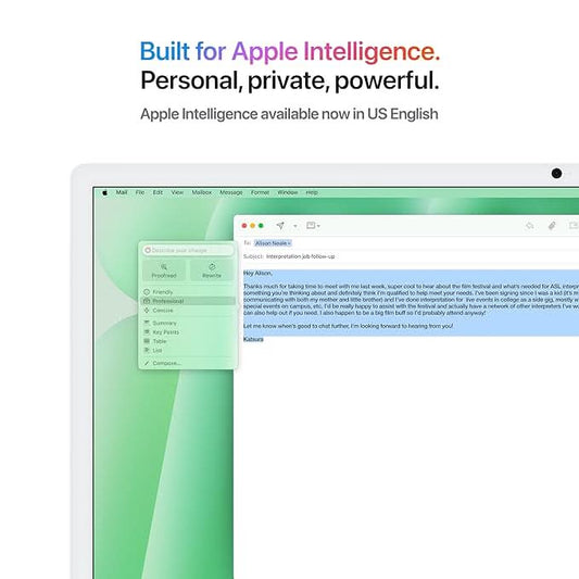 Apple 24-inch iMac with Retina 4.5K display M4 chip with 10 core CPU and 10 core GPU, 16GB, 512GB SSD - Green