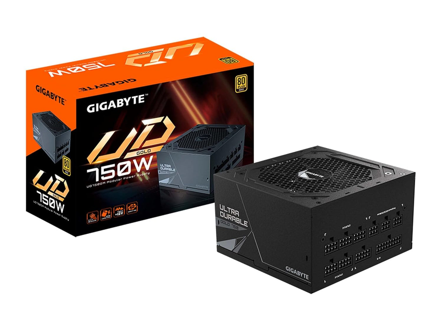 GIGABYTE 750W GP-UD750GM 80 PLUS GOLD FULLY MODULAR SMPS PG5