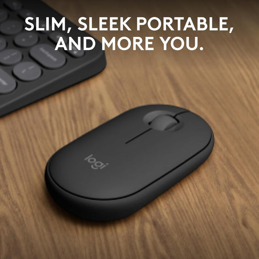 LOGITECH PEBBLE MOUSE 2 M350S SLIM BLUETOOTH WIRELESS MOUSE, PORTABLE, LIGHTWEIGHT
