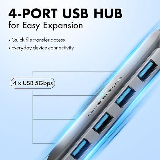 Wozoyo Type C to 4 Port USB 3.2 Hub , Series 1