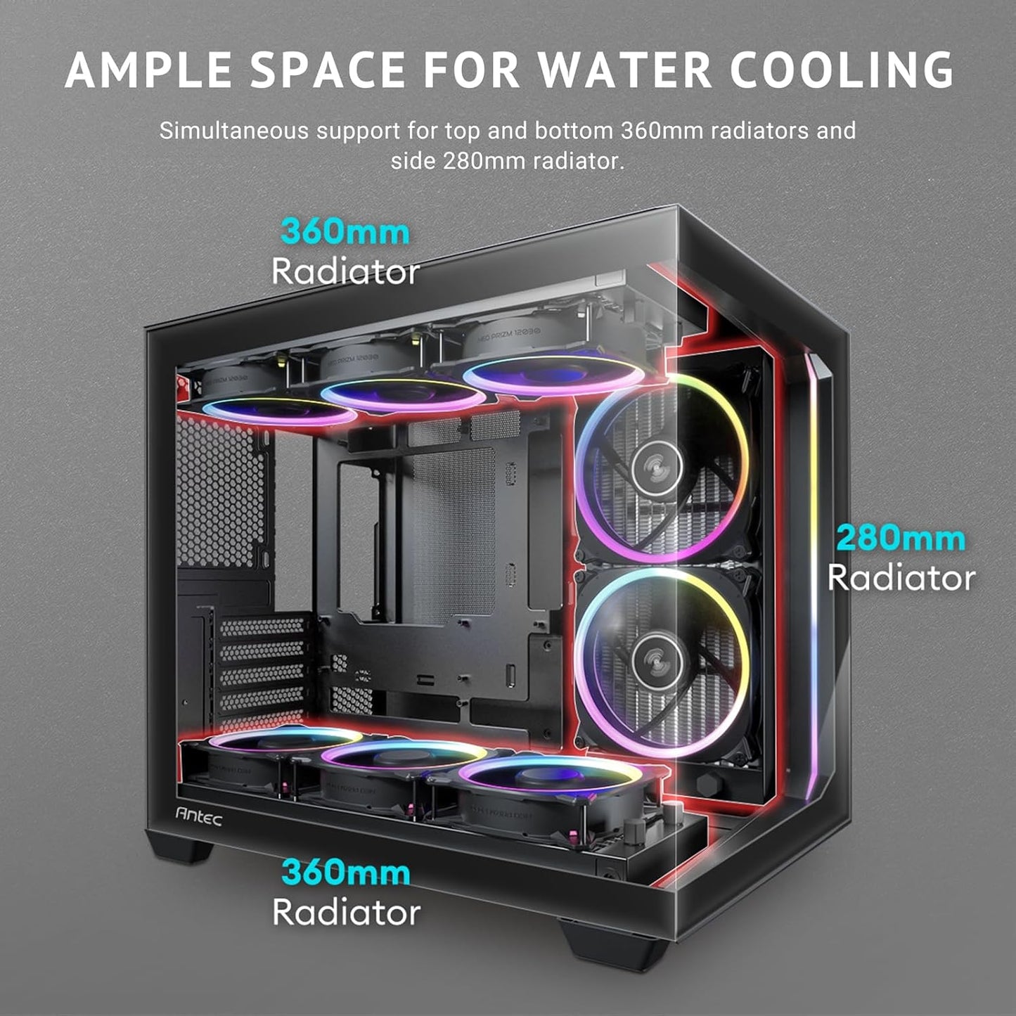ANTEC C5 ARGB (ATX) MID TOWER CABINET (BLACK)