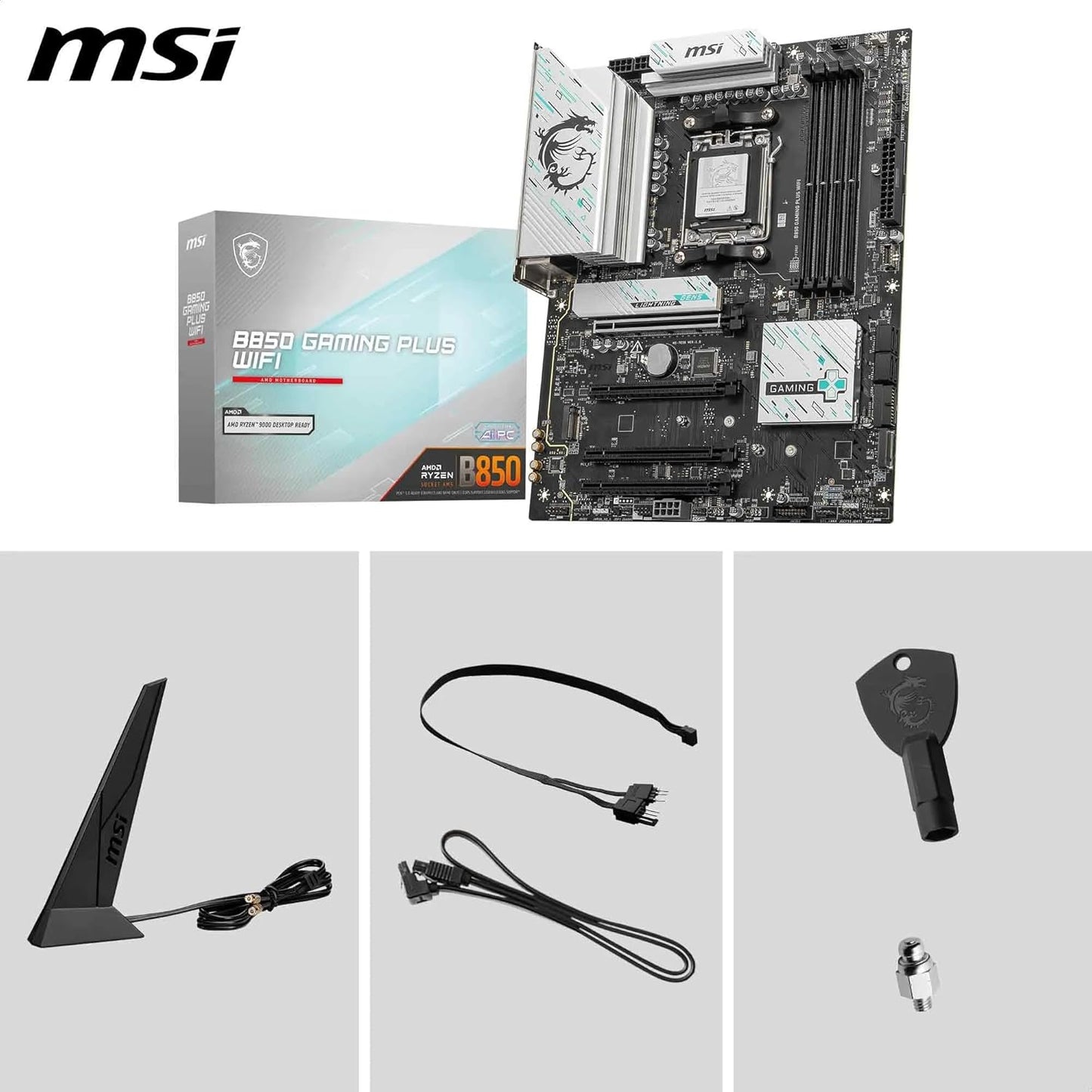 MSI B850 GAMING PLUS WIFI MOTHERBOARD