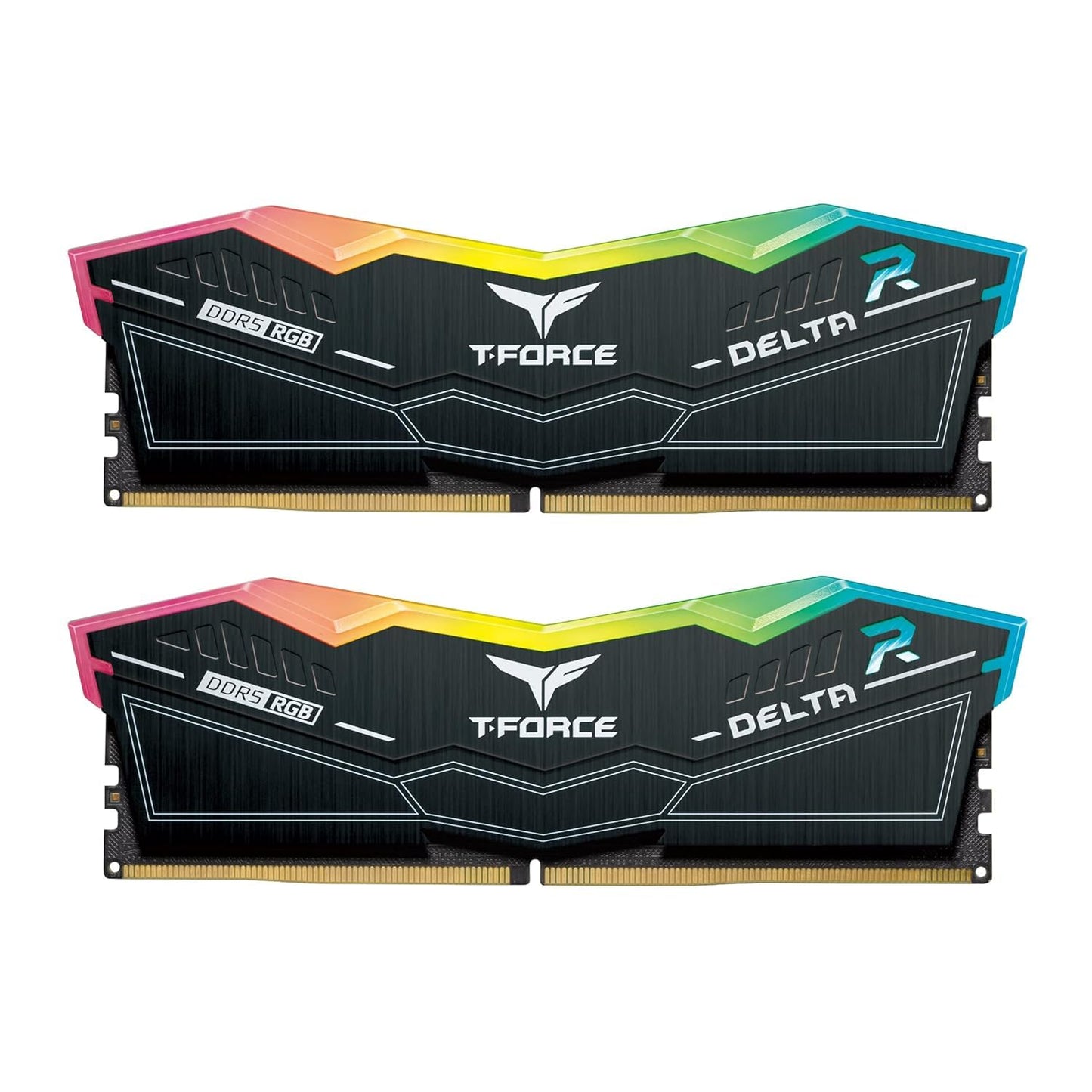 TEAMGROUP T-FORCE DELTA RGB 32GB (32GBX1) DDR5 6000MHZ DESKTOP RAM (BLACK)