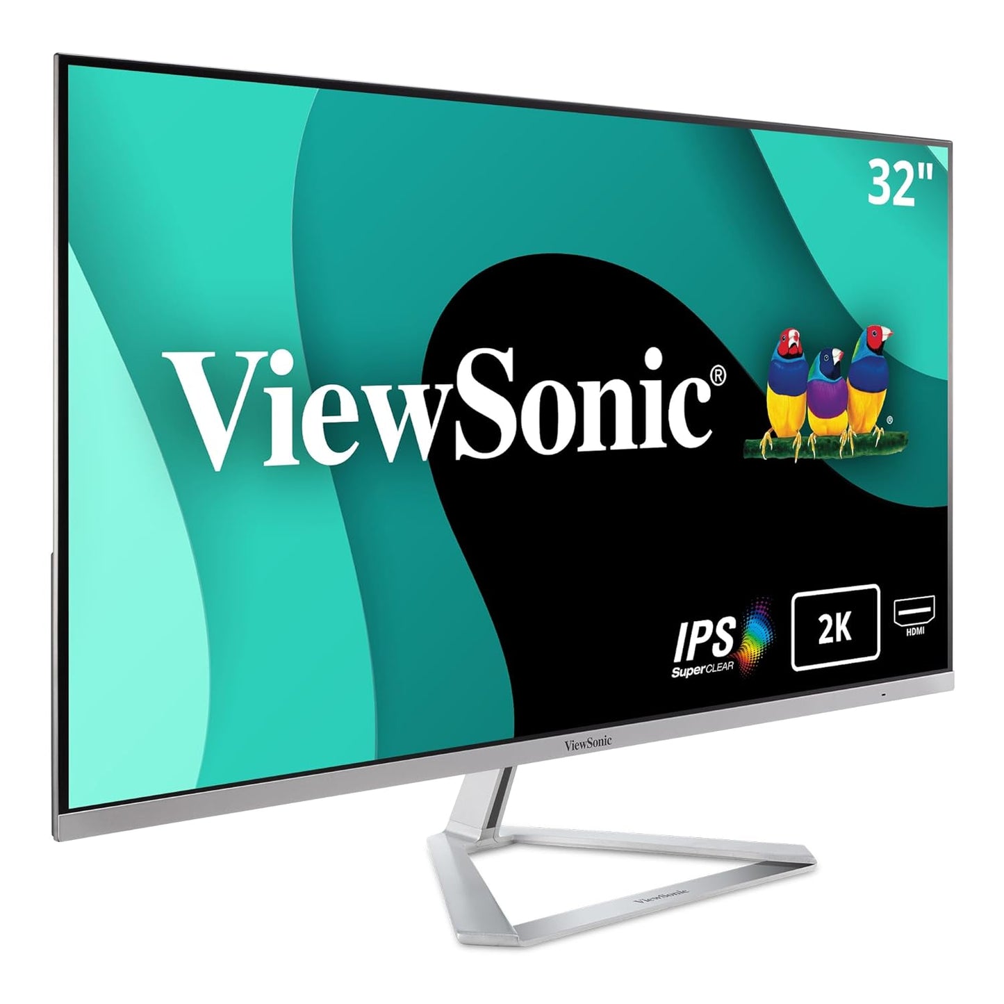 VIEWSONIC 32 INCH VX3276-2K-MHD-2 QHD IPS MONITOR