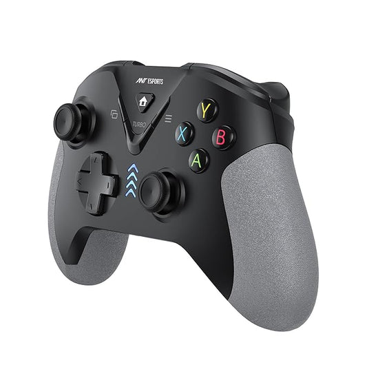 ANT ESPORTS GP365 PRO WIRELESS CONTROLLER WITH HALL EFFECT MAGNETIC TRIGGERS FOR PC/PS3/ANDROID, 2.4G CONNECTIVITY (BLACK/GREY)