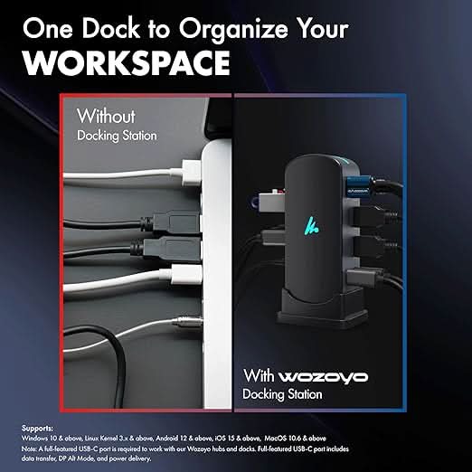 Wozoyo Type C 12 in 1 Docking Station, Series 1