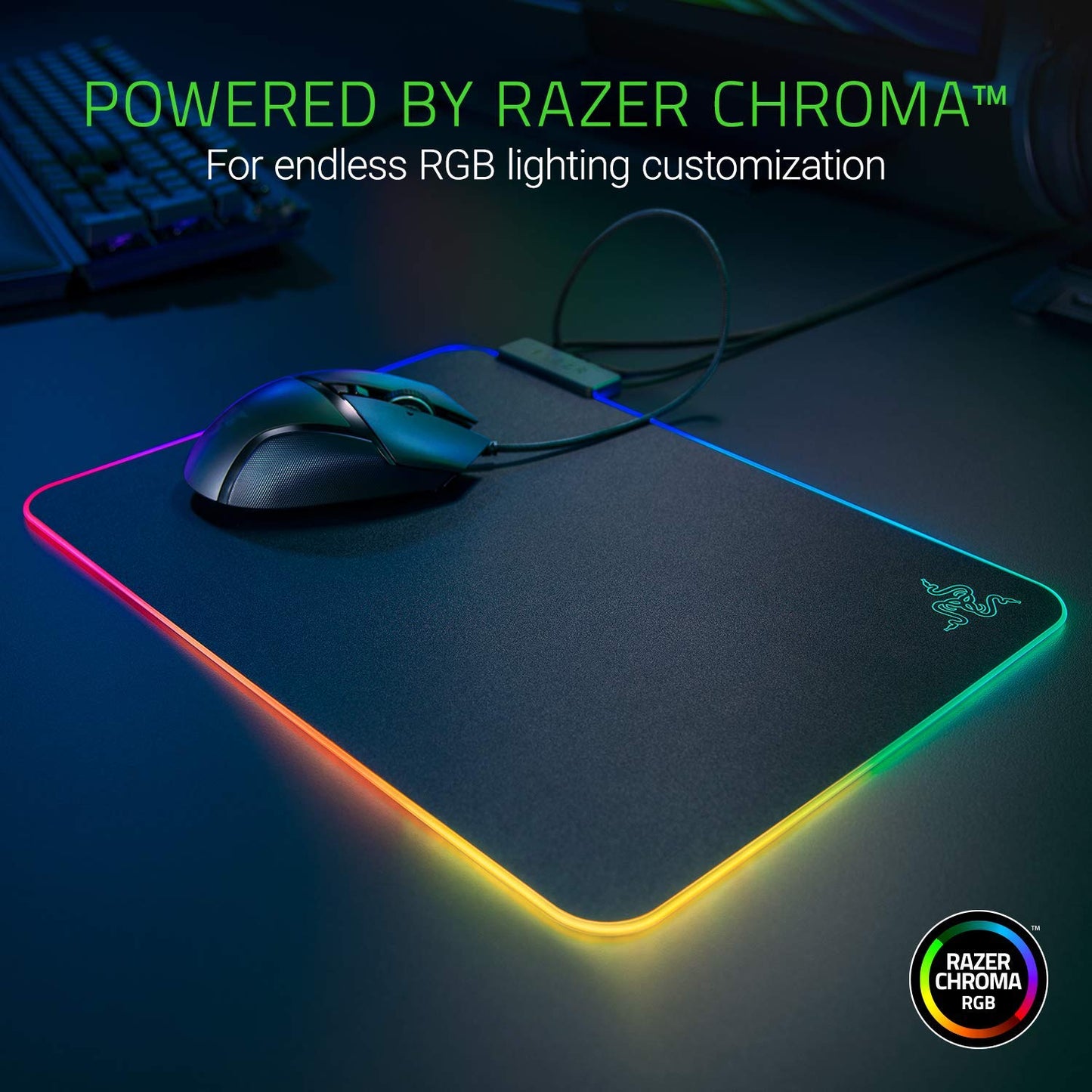 RAZER FIREFLY V2 - HARD SURFACE MOUSE MAT WITH CHROMA