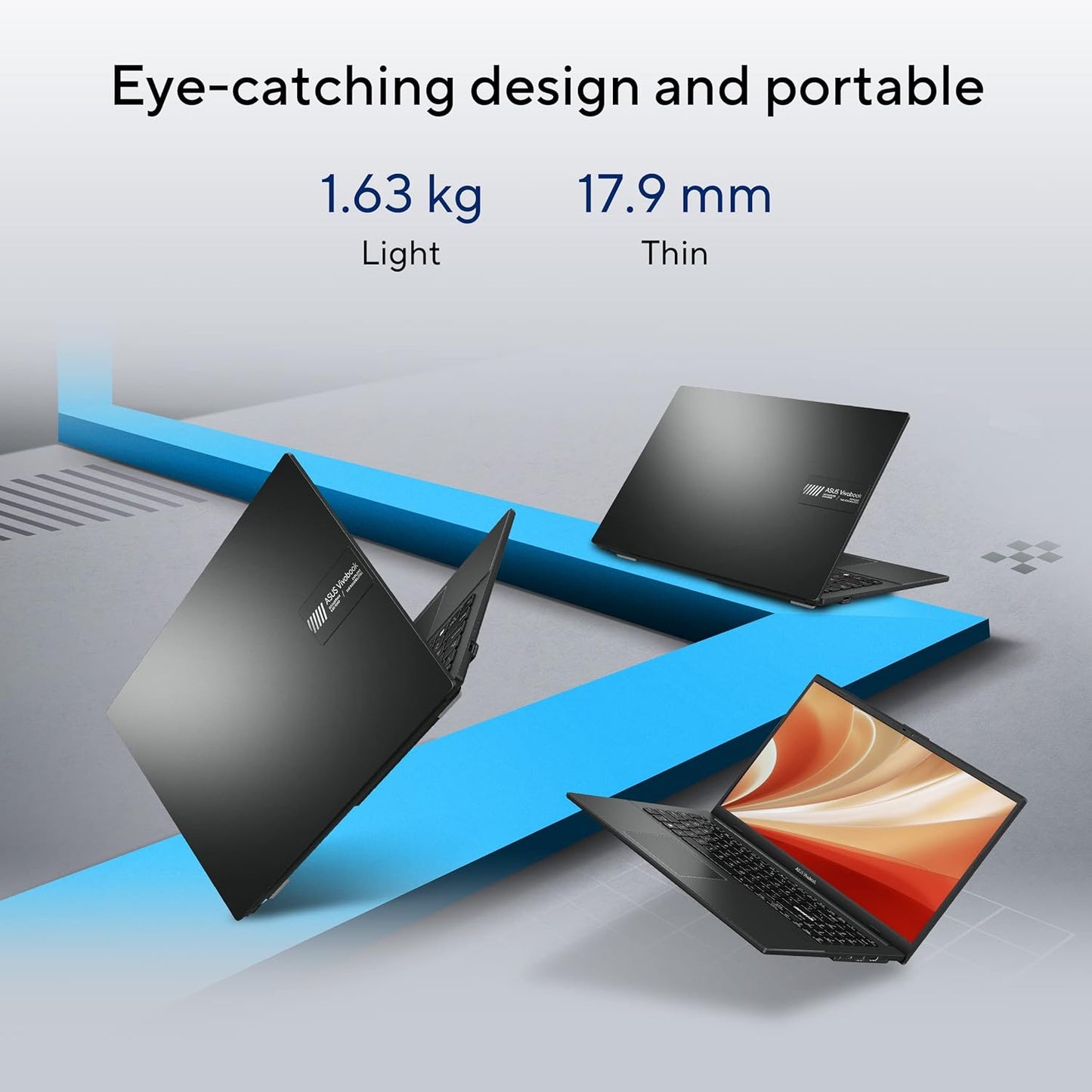 ASUS VIVOBOOK GO 15 OLED (2023), INTEL CORE I3-N305, 15.6" (39.62 CMS) FHD OLED, THIN AND LIGHT LAPTOP (8GB/512GB SSD/WINDOWS 11/OFFICE 2021/BACKLIT KB/BLACK/1.63 KG), E1504GA-LK322WS