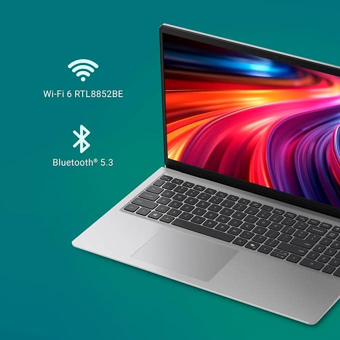Dell 15 DC15260 15.6 Inch FHD Laptop, Intel Core Ultra 7 255H, 16GB RAM, 512GB SSD, Windows 11 Home, Microsoft Office 2024, Silver