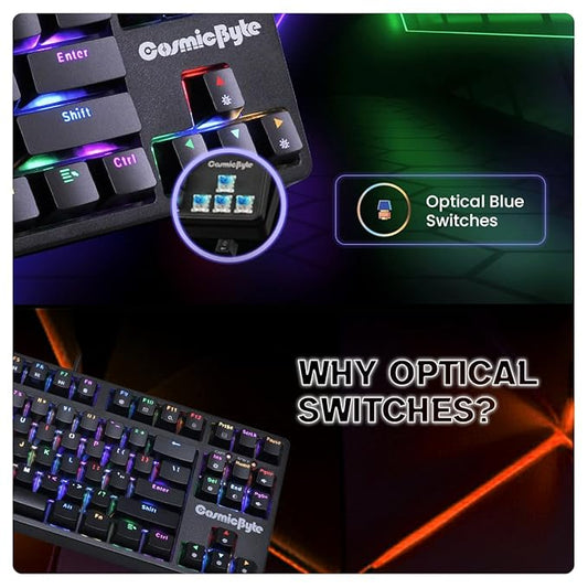 COSMIC BYTE CB-GK-38 TRINITY (BLACK) GAMING KEYBOARD