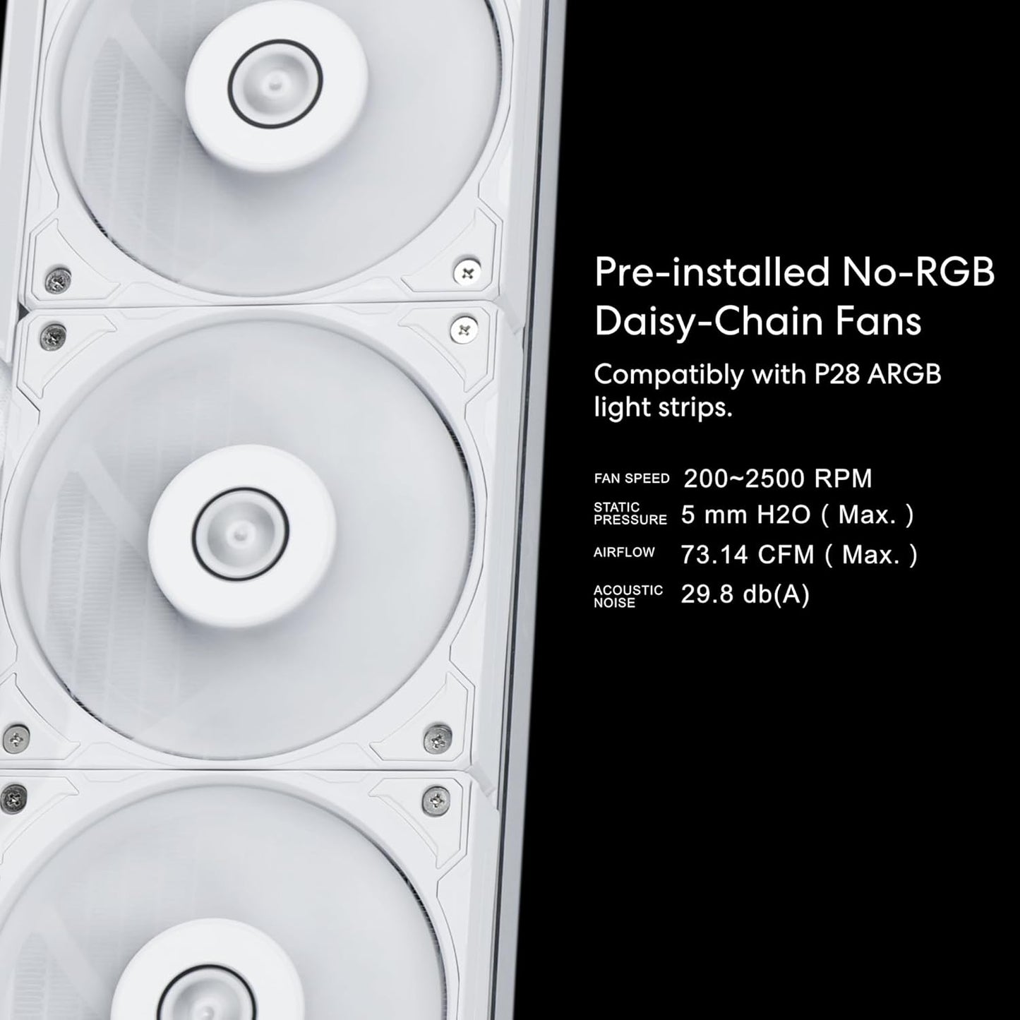 LIAN LI HYDROSHIFT LCD 360S LIQUID COOLER WITH HEATSINK- WHITE (G89.GHSLCD36SW.IN)