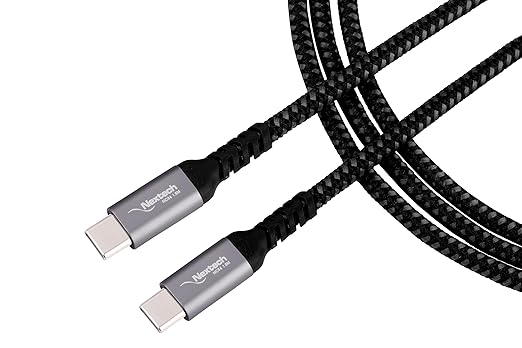 NEXTECH USB-C TO USB-C 100W POWER DELIVERY USB 3.2 GEN 2 10GBPS 4K VIDEO CABLE COMPATIBLE FOR MACBOOK PRO/AIR, HUAWEI MATEBOOK, IPAD PRO 2020, CHROMEBOOK, SAMSUNG GALAXY S20/S10, PIXEL
