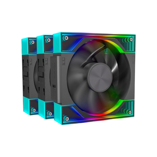 ANT ESPORTS QUARTZFLOW 120MM 3 IN 1 ARGB CASE FAN KIT BLACK