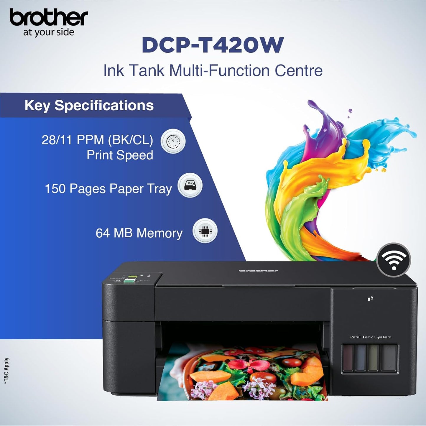 BROTHER DCP-T420W ALL-IN ONE INK TANK PRINTERS