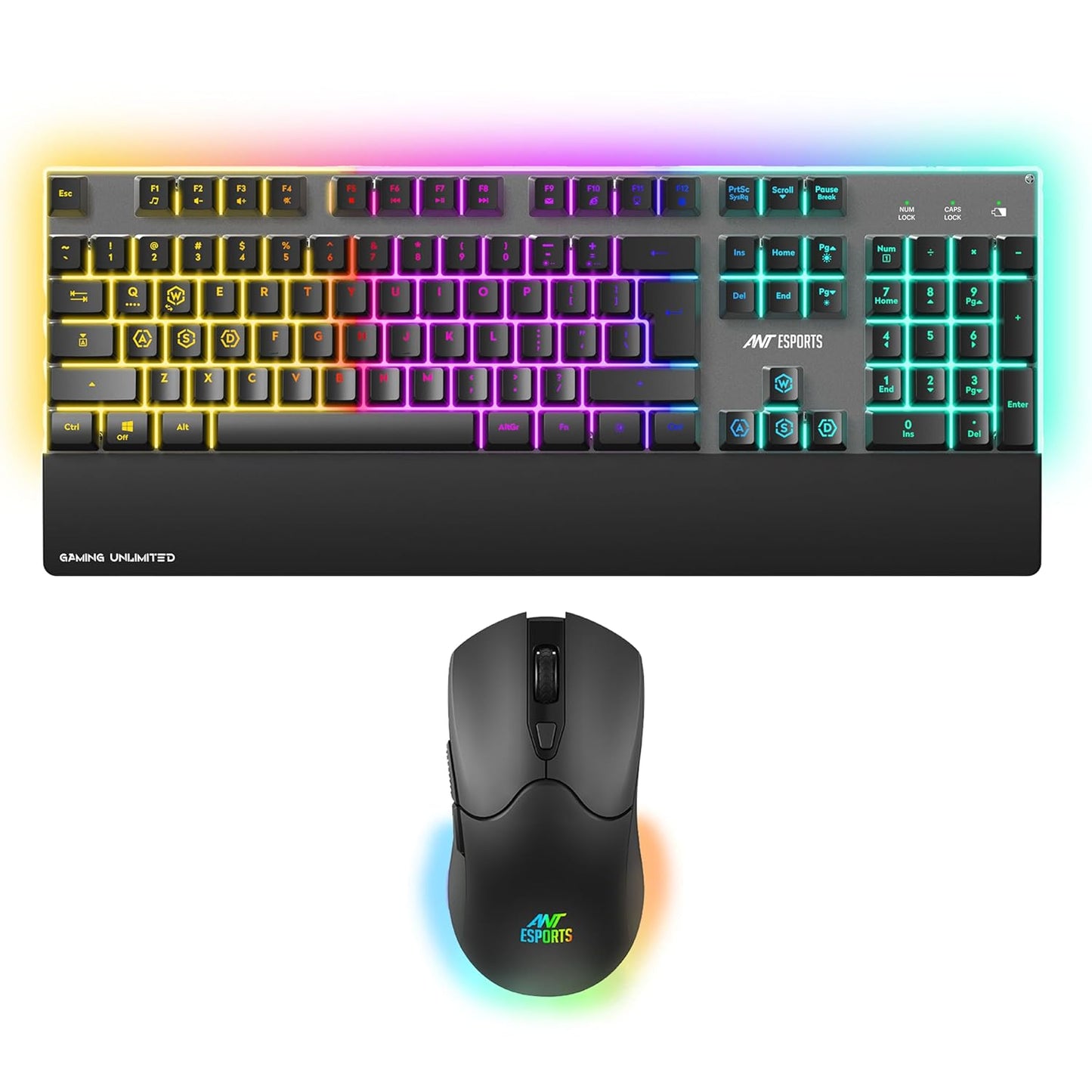 Ant Esports KM500 Pro Wireless Gaming Keyboard and Mouse Combo (Black)