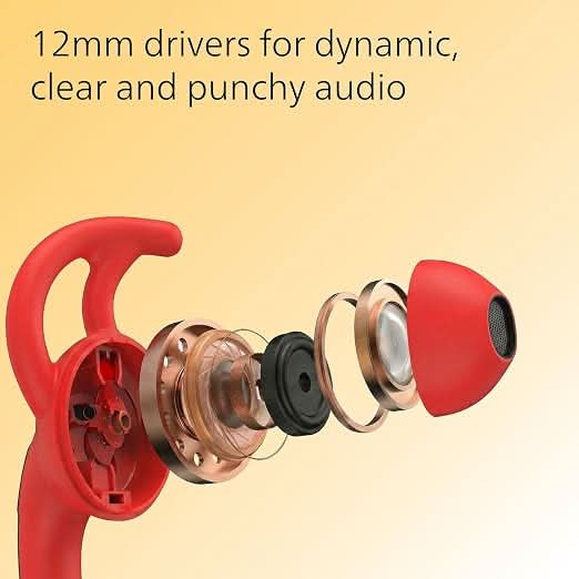 Philips In-Ear Sports Wired Earphones with Mic 1009RDHPWRD