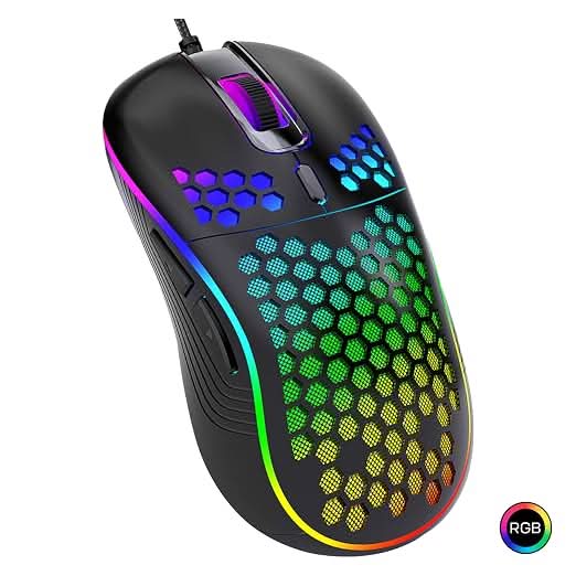 TAG Gamerz Fusion RGB USB Wired Gaming Mouse Black