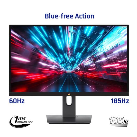 ViewSonic Gaming VX2758A-2K-PRO-2 55.88 Cm 27" | 185 Hz| IPS QHD 2K Gaming Monitor | 1ms | HDR10| FreeSync | 137% sRGB | Height Adjustment |Swivel, Tilt, Pivot | Eye Care| 2 x HDMI | DP