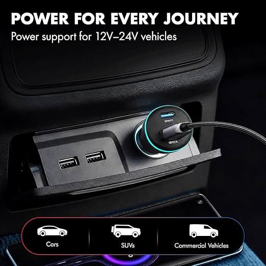 Wozoyo PD 51W Car Charger , Series 1