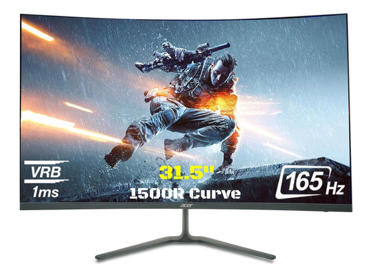 ACER ED320QR 31.5 INCH FULL HD VA PANEL CURVED BACKLIGHT LED LCD MONITOR, BLACK