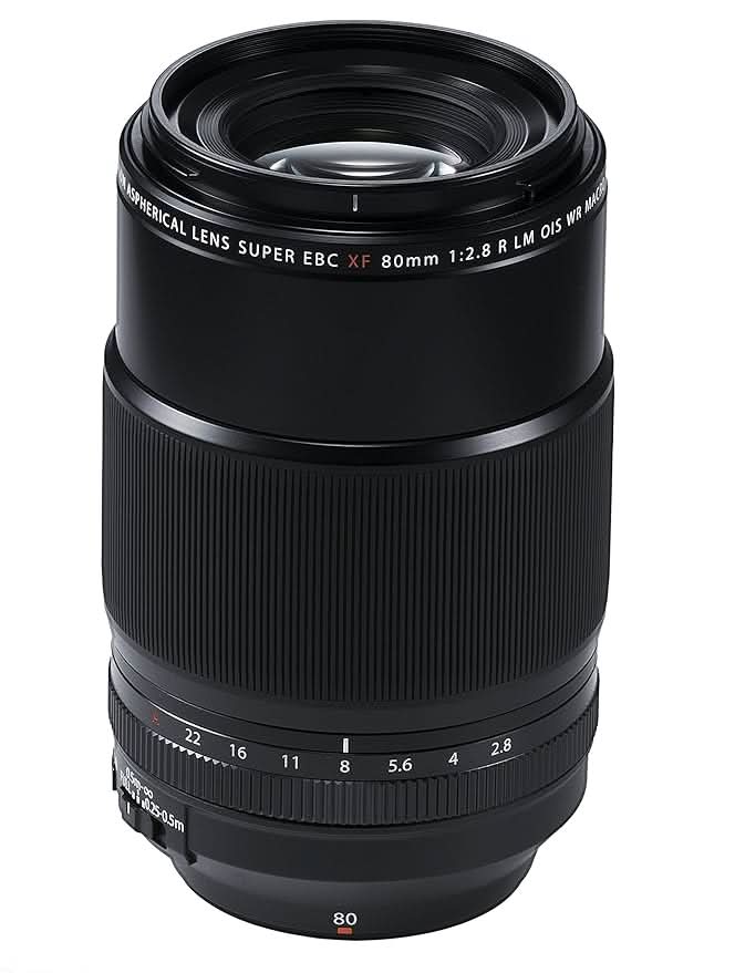 FUJIFILM FUJINON XF 80MM F2.8 R LM OIS WR MACRO PRIME LENS - BLACK (LINEAR MOTOR, OPTICAL IMAGE STABILIZATION, WEATHER RESISTANCE & SUPER EBC/ELECTRON BEAM COATING)