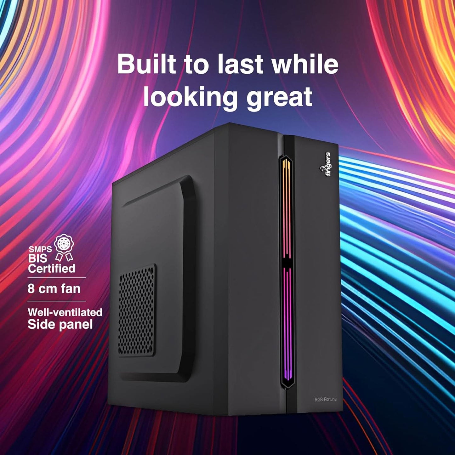 FINGERS RGB-Fortuna Micro-ATX PC Cabinet