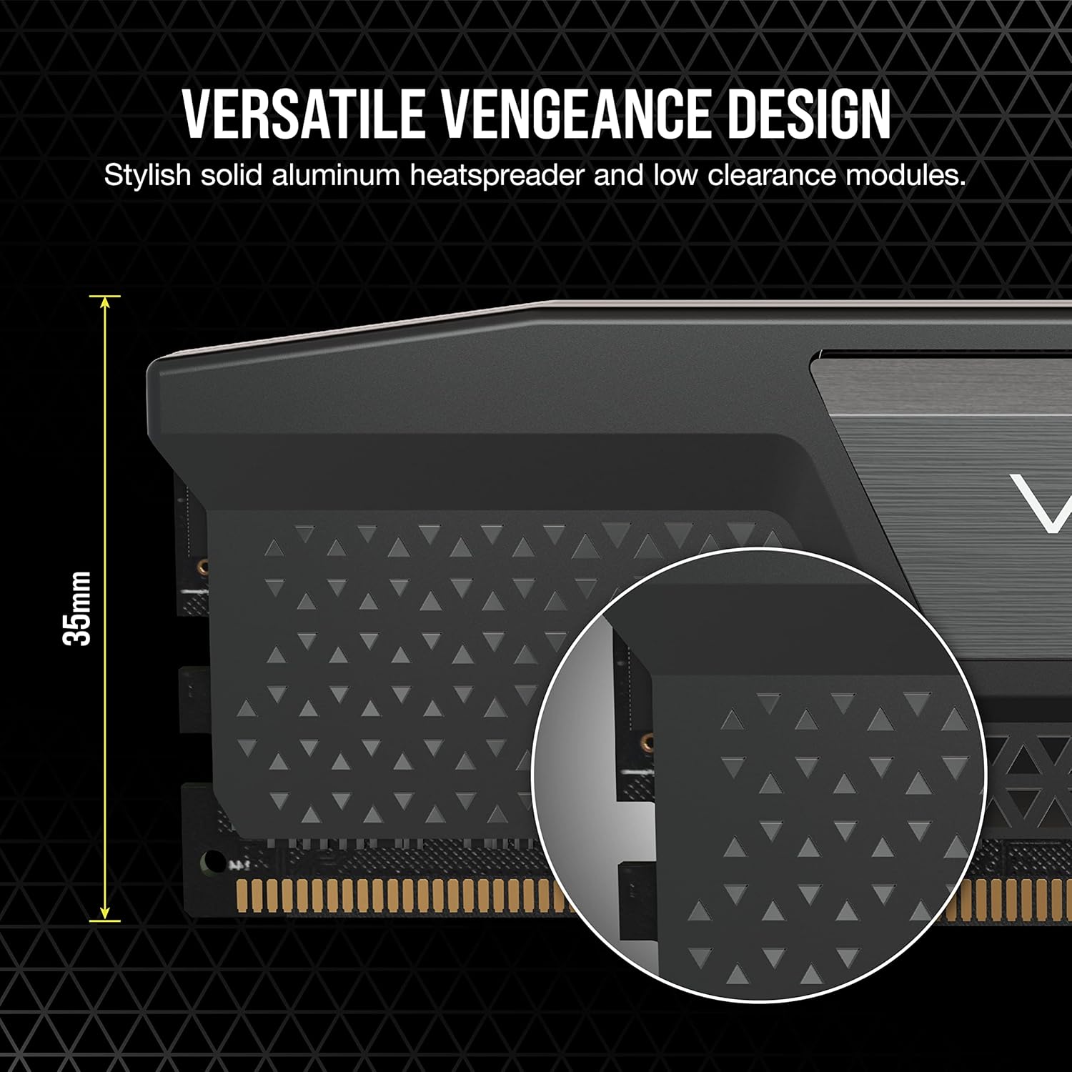 CORSAIR VENGEANCE 32GB RAM (1X32GB) DDR5 DRAM 5600MHZ BLACK CMK32GX5M1
