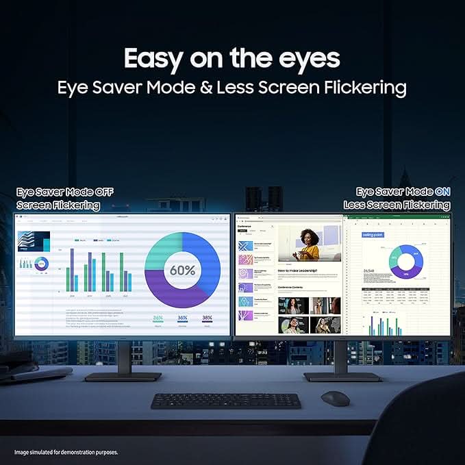 Samsung 24 Inch S3 Flat IPS Panel FHD Monitor