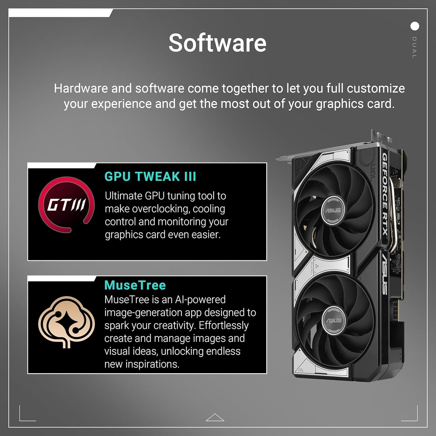 ASUS DUAL GEFORCE RTX 5060 TI 16GB GDDR7 OC EDITION