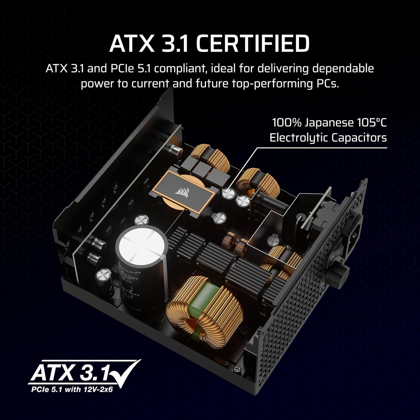 CORSAIR RMX SERIES RM850X ATX POWER SUPPLY