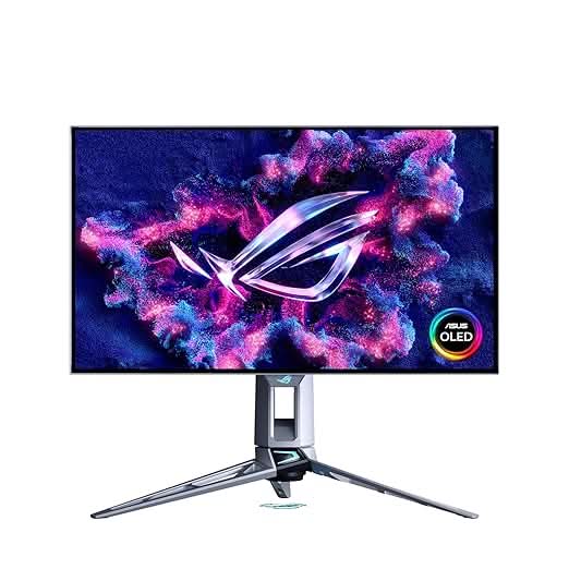 ASUS ROG Swift OLED PG27AQWP-W 26.5 Inch WOLED QHD Gaming Monitor