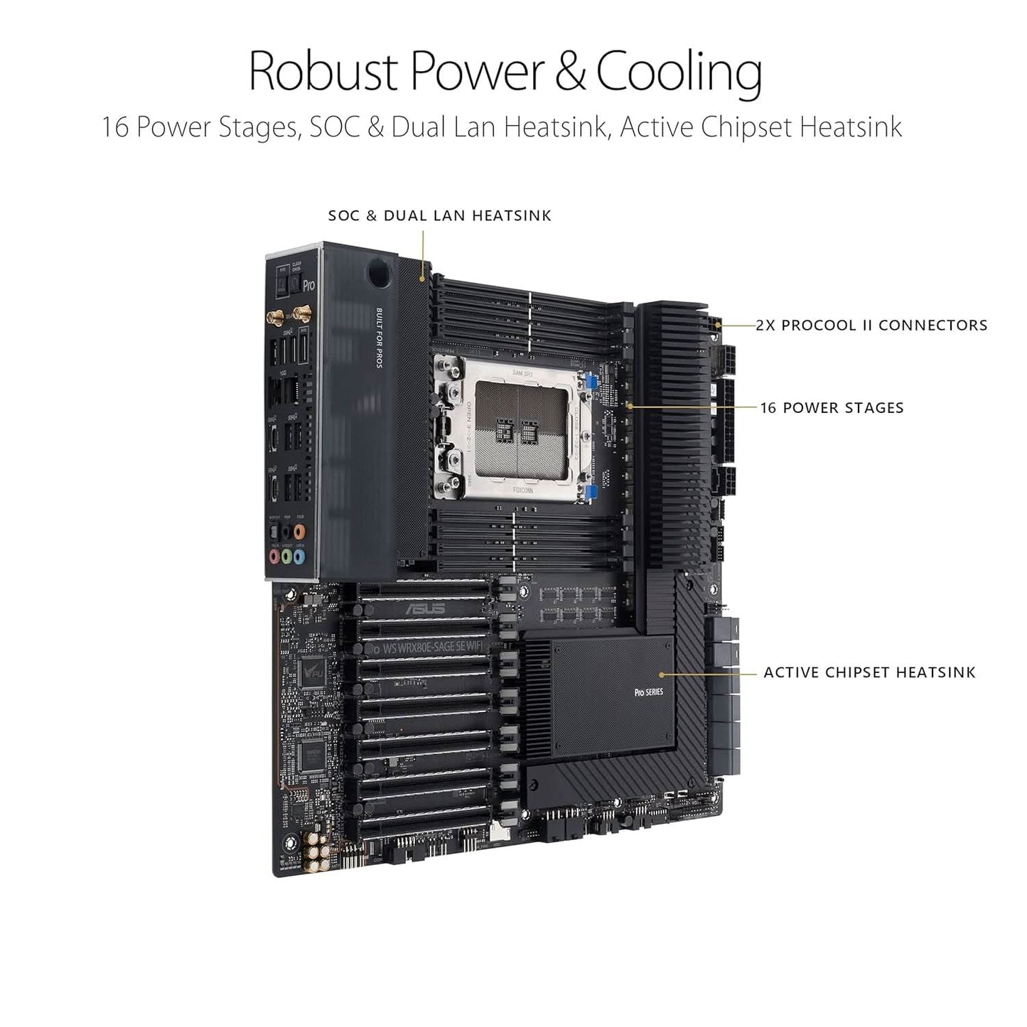 ASUS PRO WS WRX80E-SAGE SE WIFI WORKSTATION MOTHERBOARD