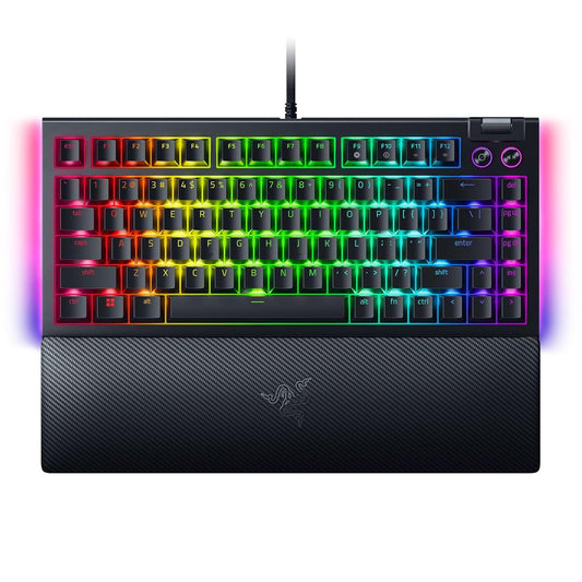 Razer BlackWidow V4 75% - Hot-swappable Mechanical Gaming Keyboard - US Layout - FRML