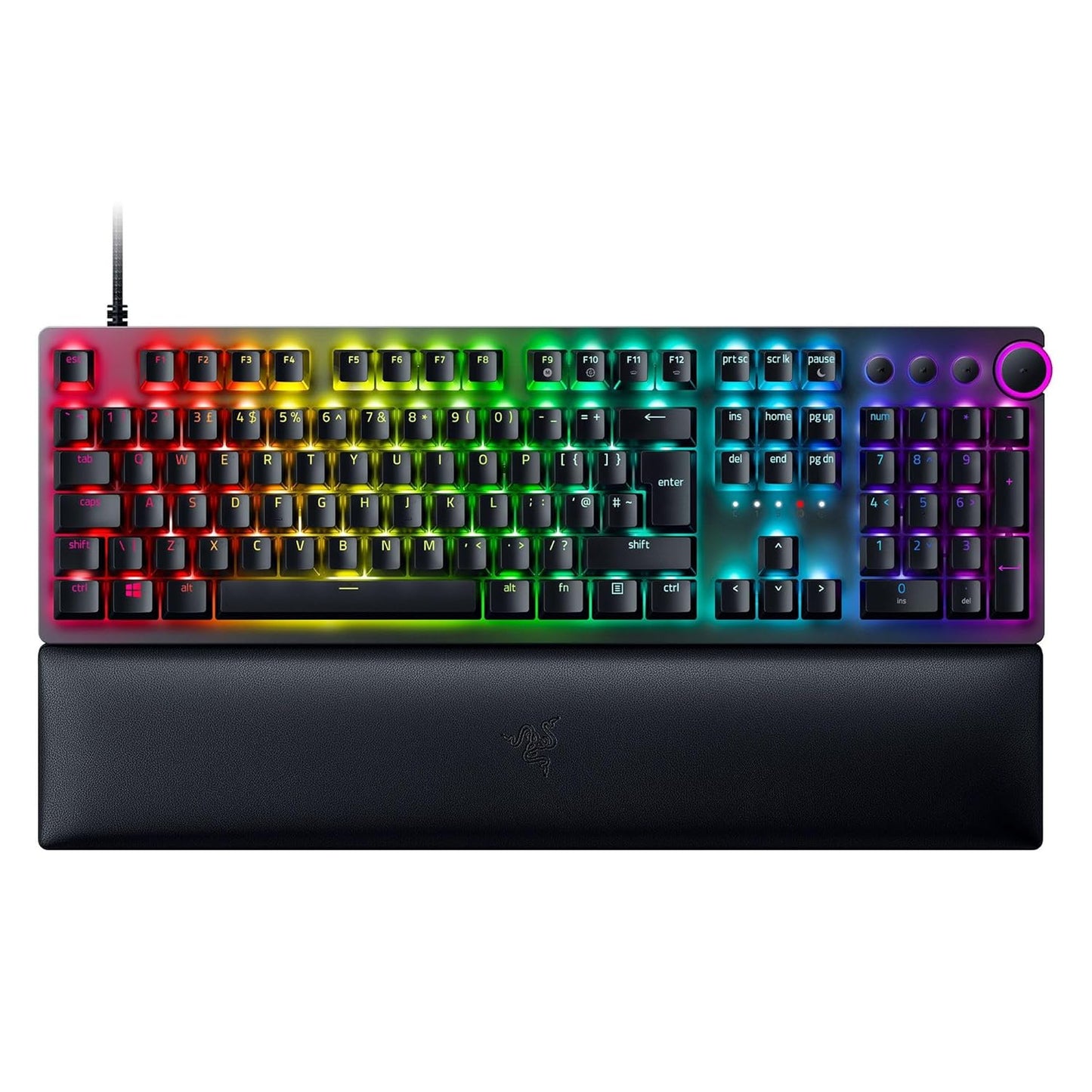 Razer Huntsman V2 - Optical Gaming Keyboard - PUBG: Battlegrounds Edition (Linear Optical Switch) - World Packaging