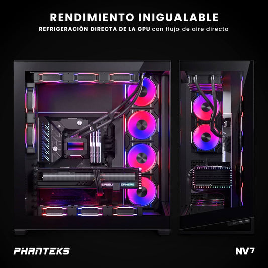Phanteks NV7 Showcase Full-Tower Chassis (PH-NV723TG_DBK01), Black