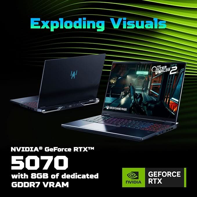 Acer Predator Helios Neo 16 AI, Intel Core Ultra 9 290HX, RTX 5070-8GB, 16GB RAM, 1TB SSD, 16 inch WQXGA IPS, 240Hz, 92Whr, Win 11 Home, RGB Keyboard, Gaming Laptop, UN.U42SI.003, Black
