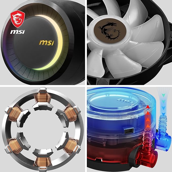 MSI MAG CORELIQUID E360 360MM MONSTOR HUNTER EDITION AIO LIQUID COOLER