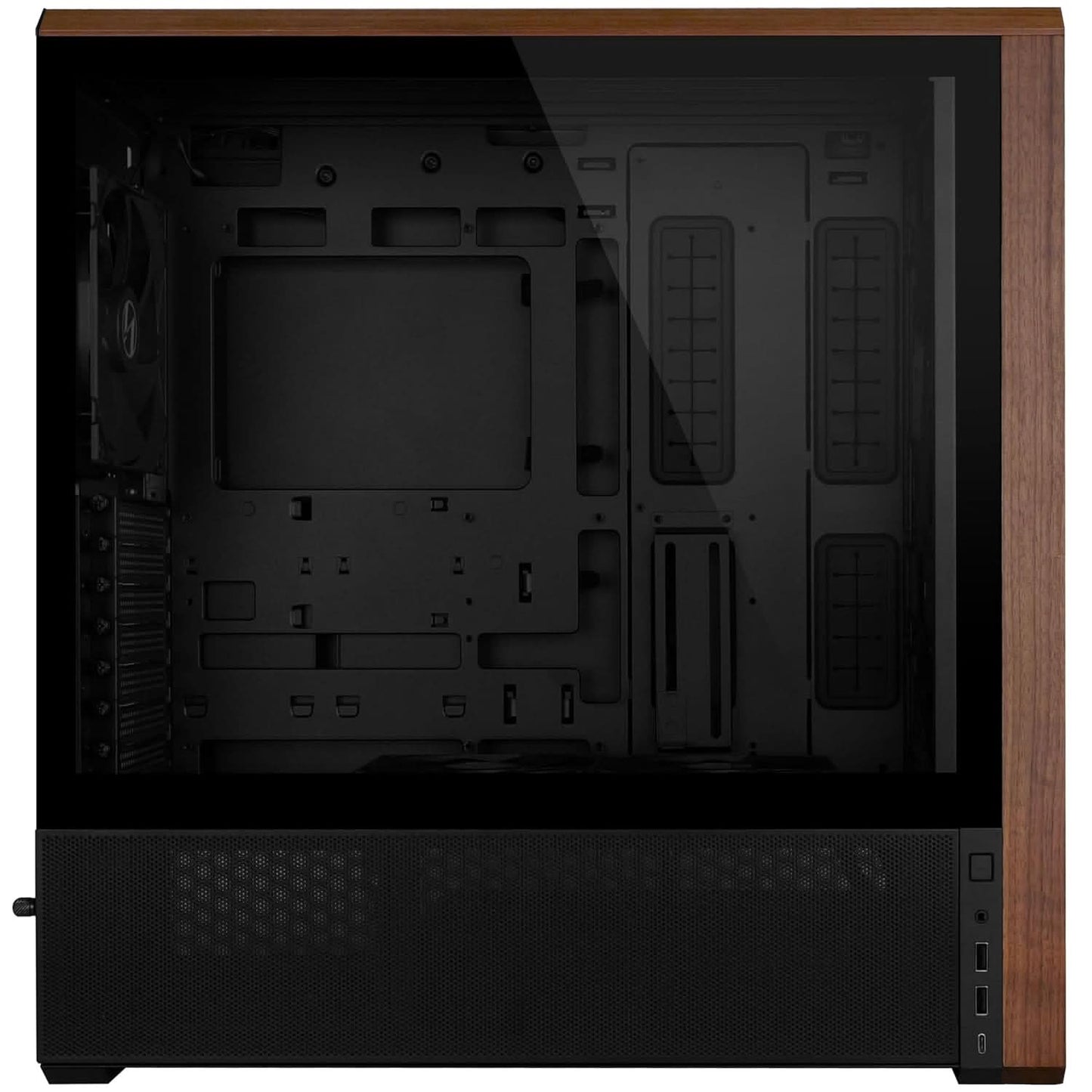Lian Li LANCOOL 217 Mid-Tower Gaming Cabinet - Black ( G99.LAN217X.in)